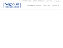 Tablet Screenshot of negotium.com